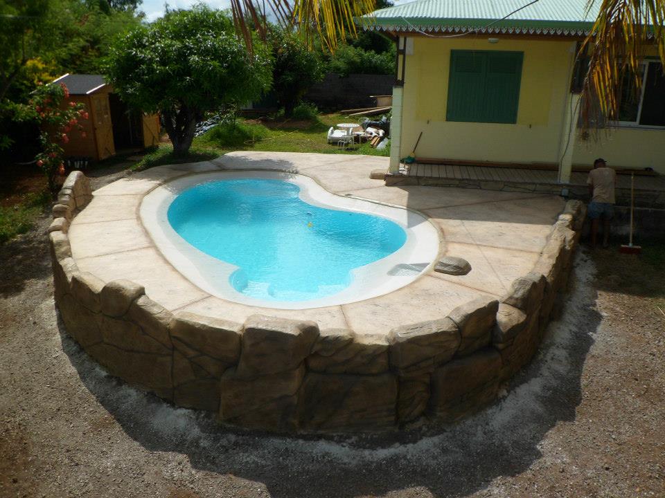 Exemples de poses de piscines coques realisees par Seb